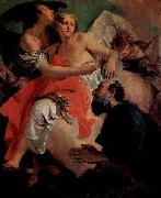Giovanni Battista Tiepolo Abraham und die Engel, Pendant zu  Hagar und Ismael France oil painting artist